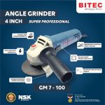 BITEC GM 7-100:Heavy Duty Grinder 4 Inch