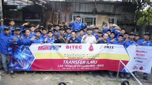 Transfer Ilmu Las Teralis dengan Mesin MIG-MAG oleh Multipro Welding di Cirebon